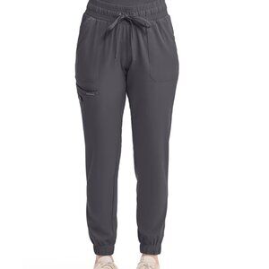 EUC Healing Hands Works 9575 Renee Jogger Pant Charcoal Large Petite